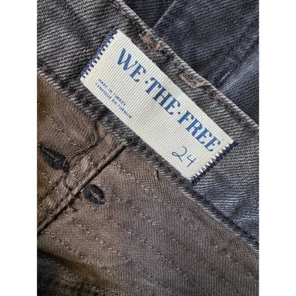 We The Free Vector Moto Mid Rise Size 24 Flare Black NWT Tall - Picture 7 of 16